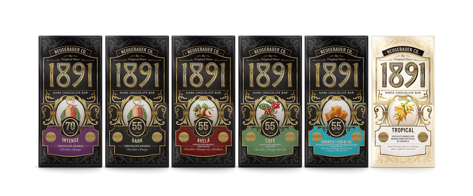 1891: linha premium da Neugebauer atualiza identidade visual e apresenta três novos sabores