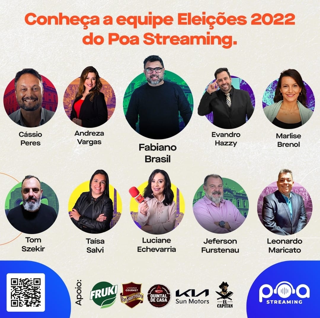 POA Streaming divulga equipe para cobertura das Eleições com novidades