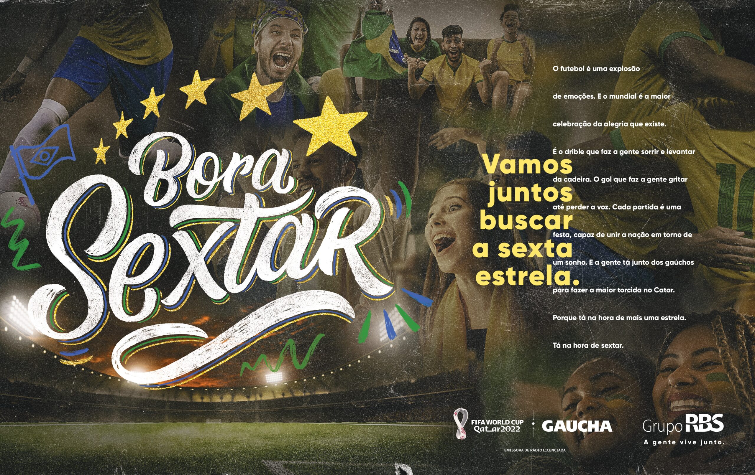 Grupo RBS lança campanha para a Copa do Mundo no Catar