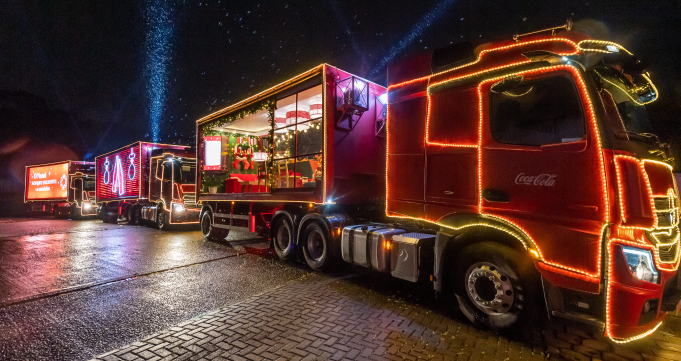 Caravanas Iluminadas de Natal da Coca-Cola FEMSA Brasil chegam a Porto Alegre nesta sexta, dia 16