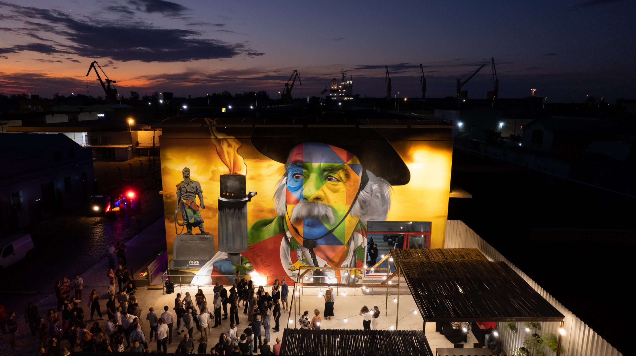 ABF Developments entrega mural de Kobra em homenagem a Paixão Côrtes