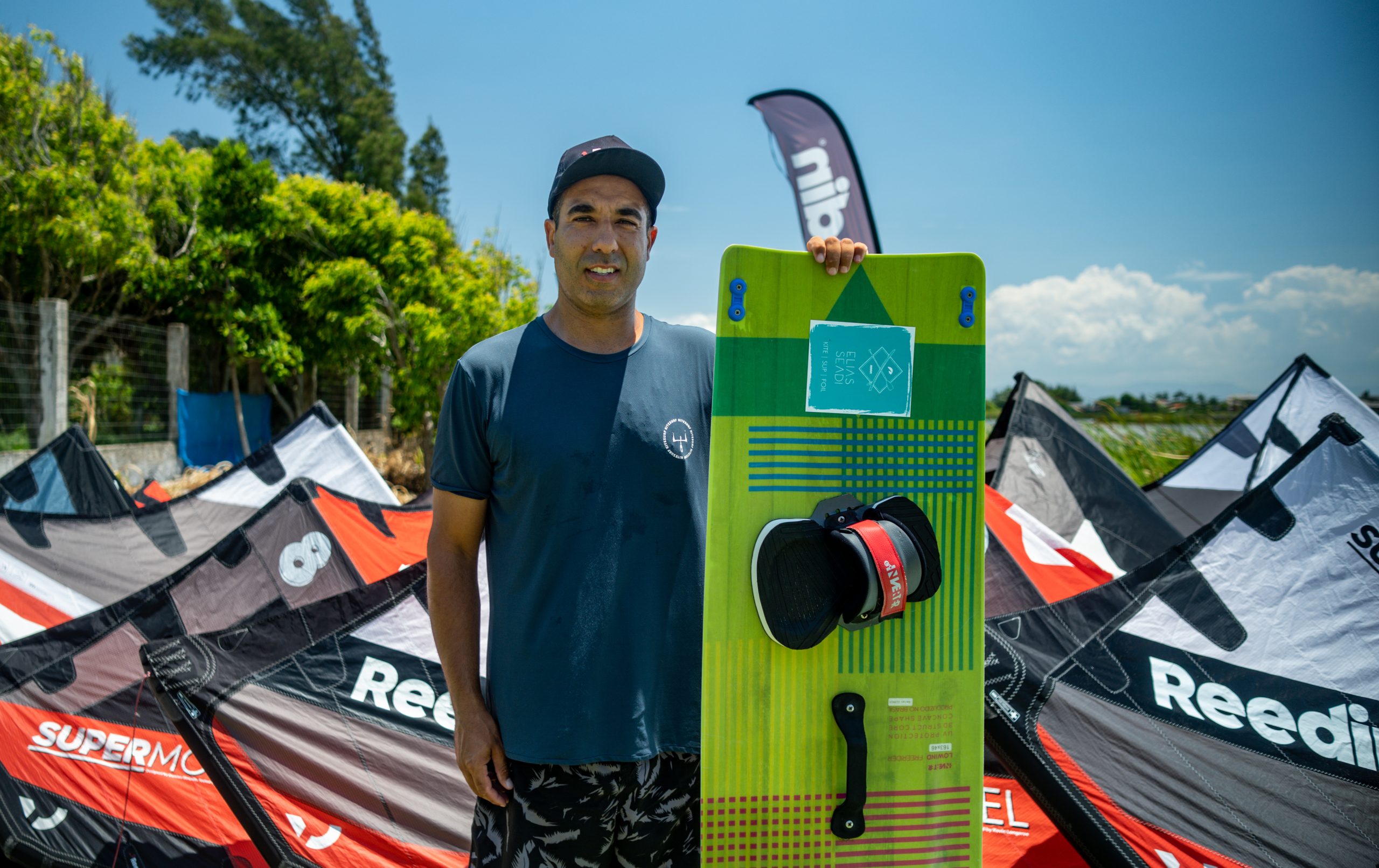 O atleta Elias Seadi ministra palestra sobre o empreendedorismo no kitesurf