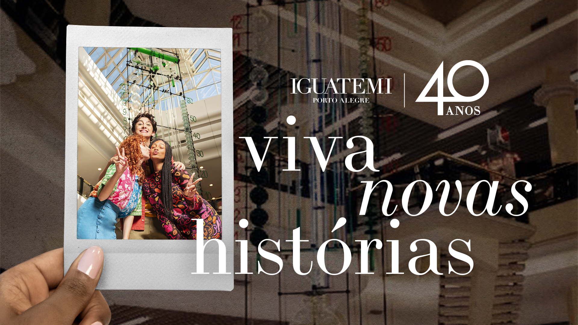 Shopping Iguatemi celebra 40 anos contando novas histórias