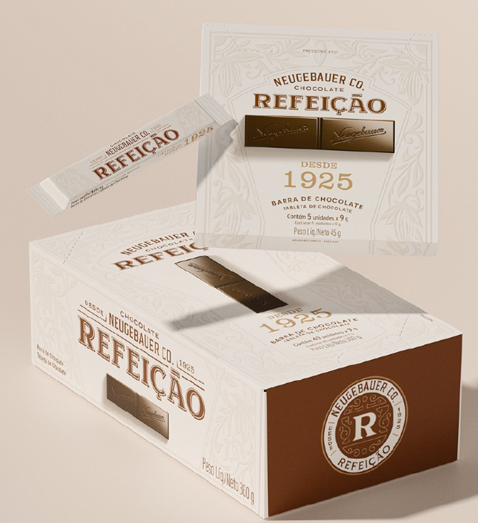 Chocolate Refeição da Neugebauer apresenta nova identidade visual