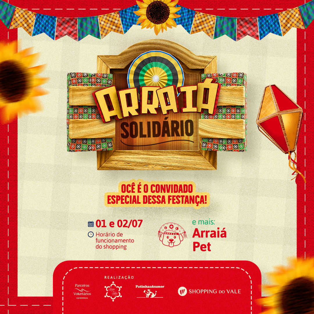 Shopping em Cachoeirinha recebe Arraial Solidário esse fim de semana