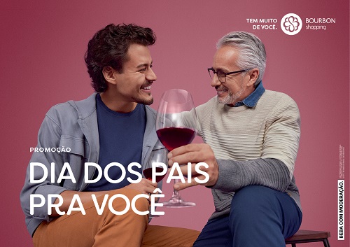 Rede Bourbon Shopping sorteia 4 viagens para o Chile com visita à Vinícola Concha y Toro, em ação de Dia dos Pais