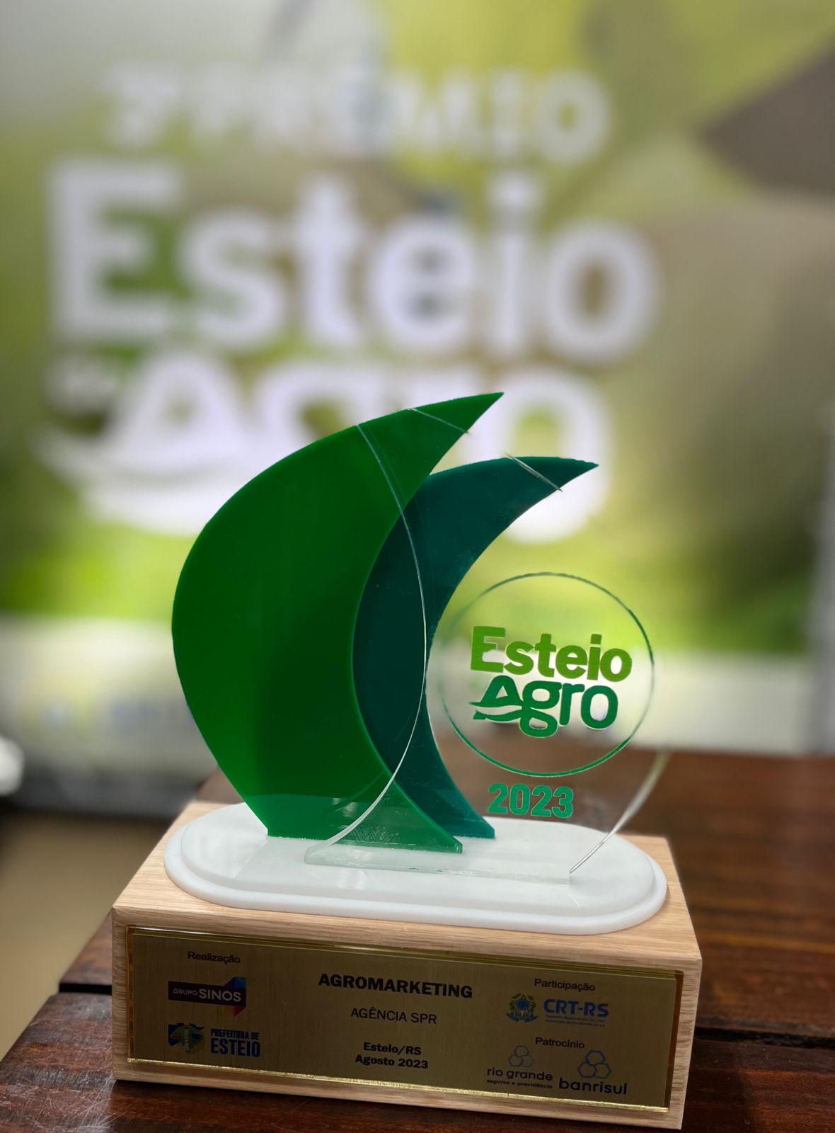 SPR conquista 3º Prêmio Esteio do Agro entregue na Expointer 2023
