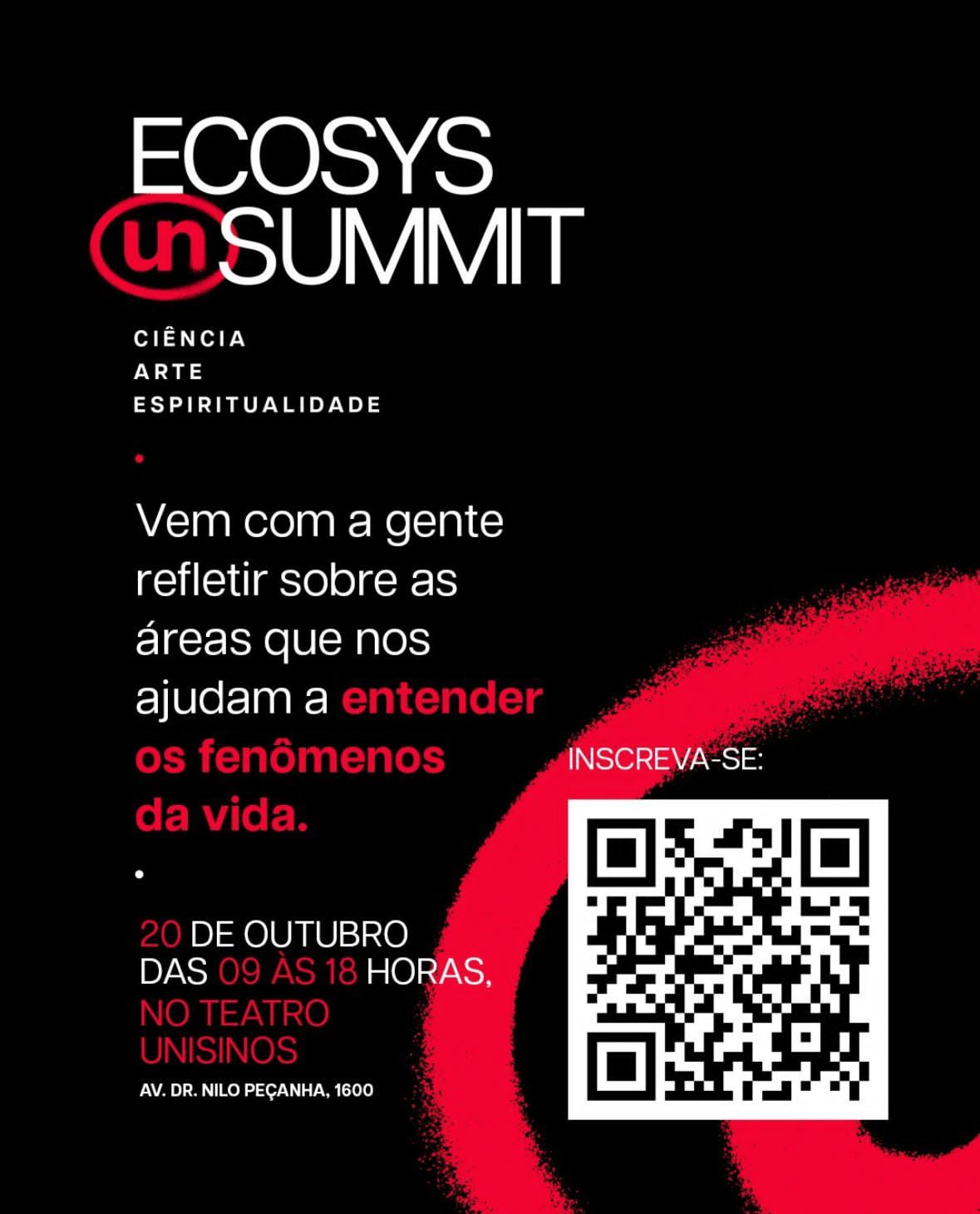 Teatro Unisinos recebe o Ecosys (un)Summit