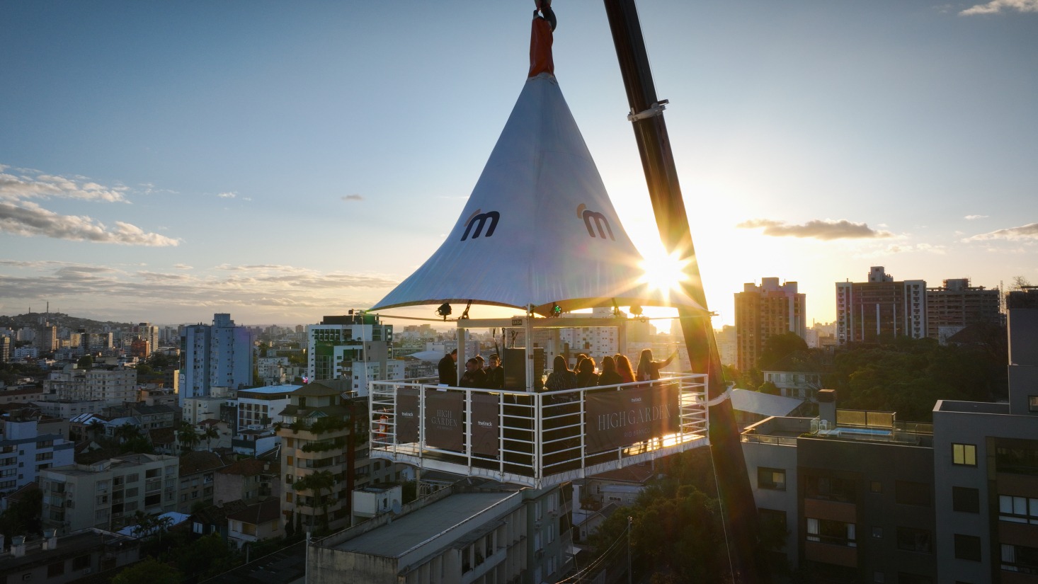 Melnick inaugura bar nas alturas no lançamento do seu novo empreendimento no Rio Branco