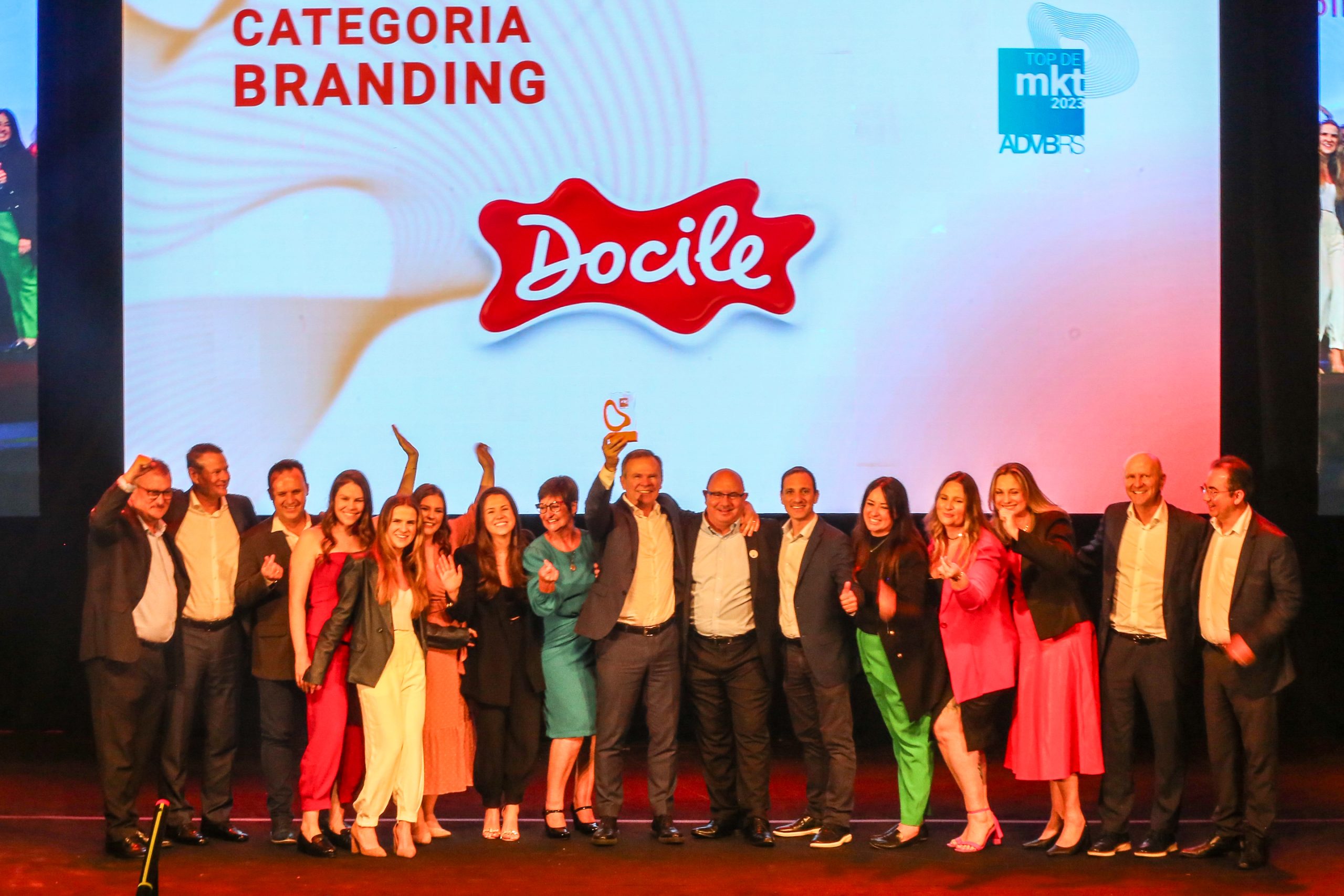 Docile ganha Top de Marketing ADVB/RS na categoria Branding