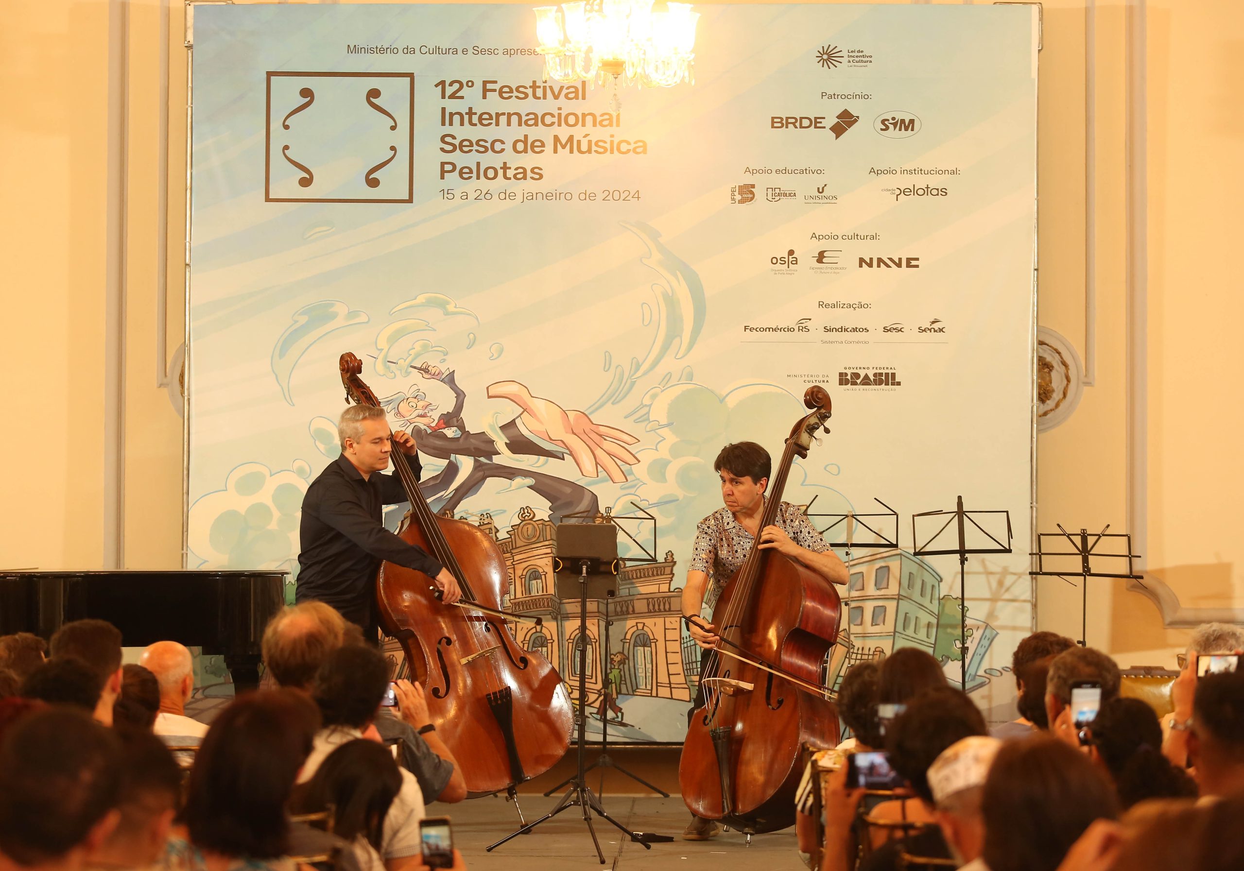 Orquestra Acadêmica interpreta trilhas de filmes clássicos no encerramento do 12º Festival Internacional Sesc de Música, em Pelotas 