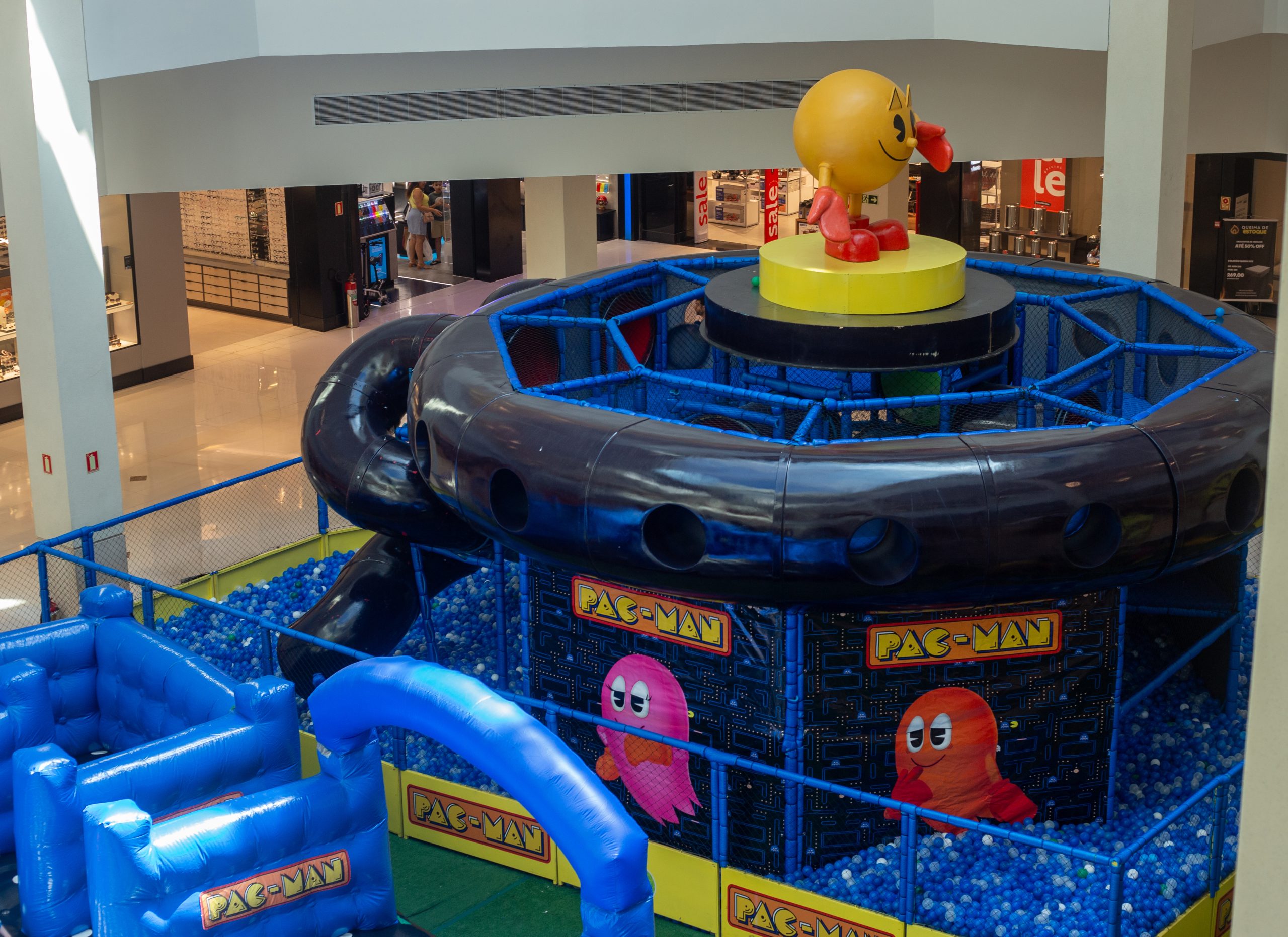 Iguatemi Porto Alegre recebe playground inspirado no game PacMan