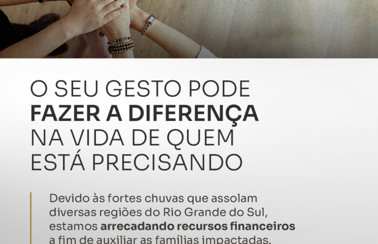 Instituto Unicred lança campanha para auxiliar vítimas das chuvas no Rio Grande do Sul  