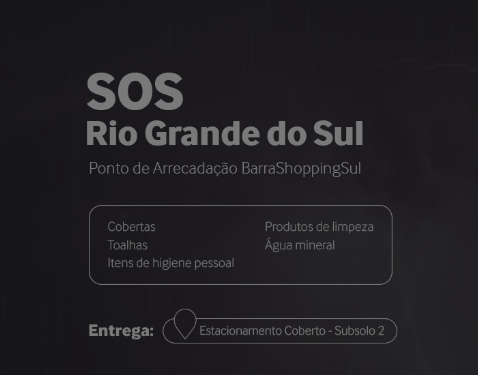 BarraShoppingSul prioriza funcionamento de operações essenciais e atua no auxílio às comunidades 