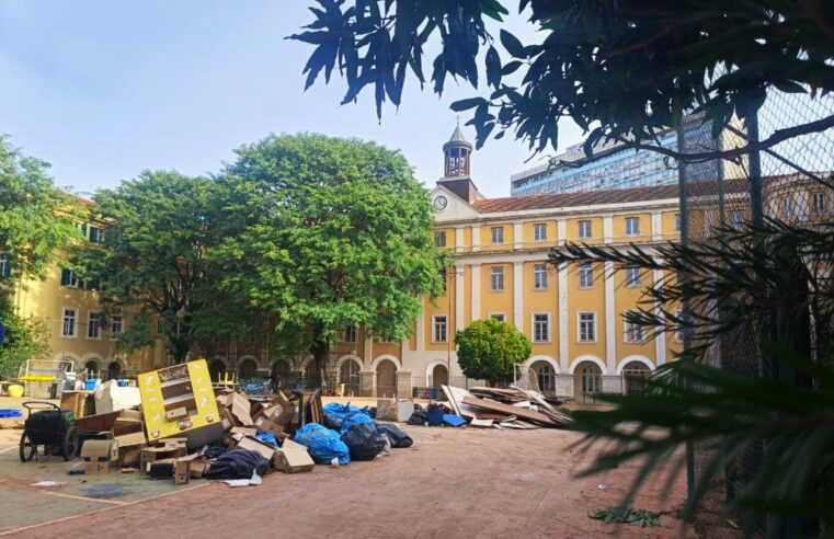 Fundação O Pão dos Pobres trabalha na reconstrução do prédio histórico para retomada das atividades