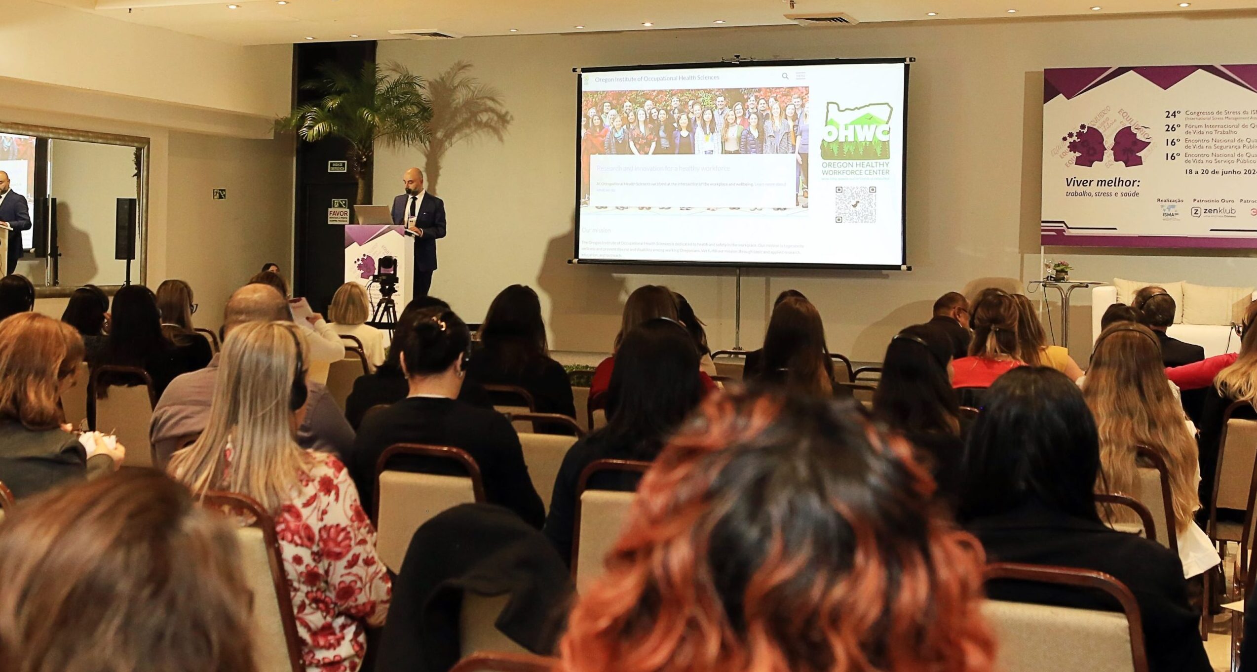 Isma BR reuniu mais de 40 palestrantes nacionais e internacionais com abordagem no estresse no ambiente de trabalho e os impactos das enchentes no RS