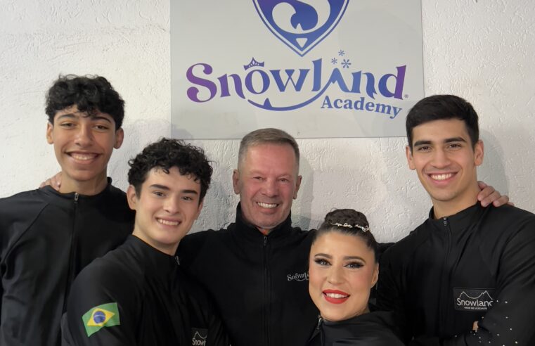 Atletas da Snowland Academy participam do Campeonato Brasileiro de Patinação Artística no Gelo