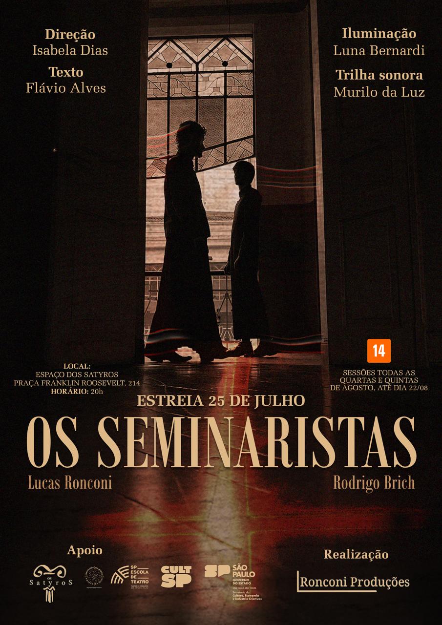 “Os Seminaristas” estreia nova temporada em São Paulo questionando amor, liberdade e existência “às escondidas”