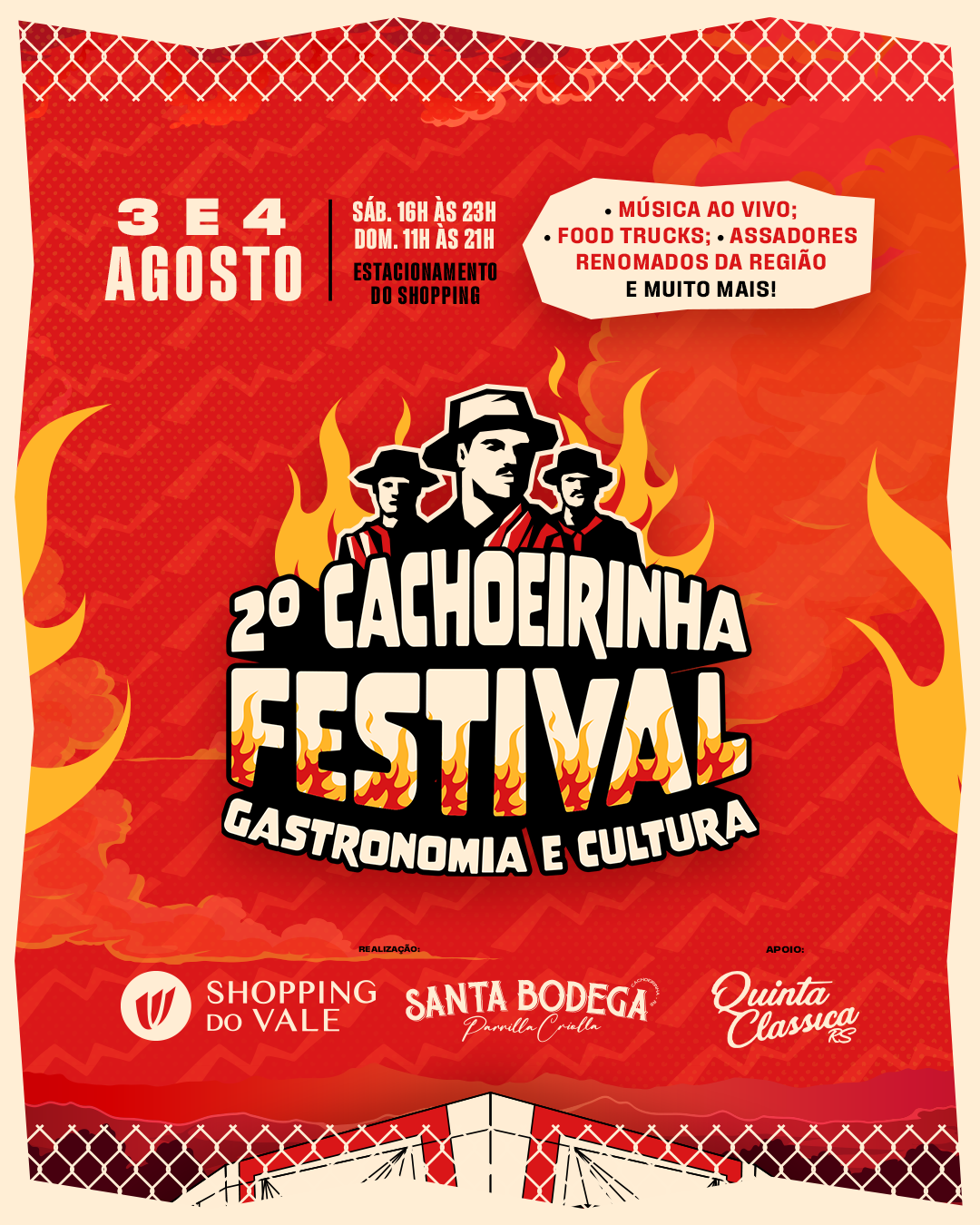 Shopping do Vale oferece nova edição do Cachoeirinha Festival em agosto