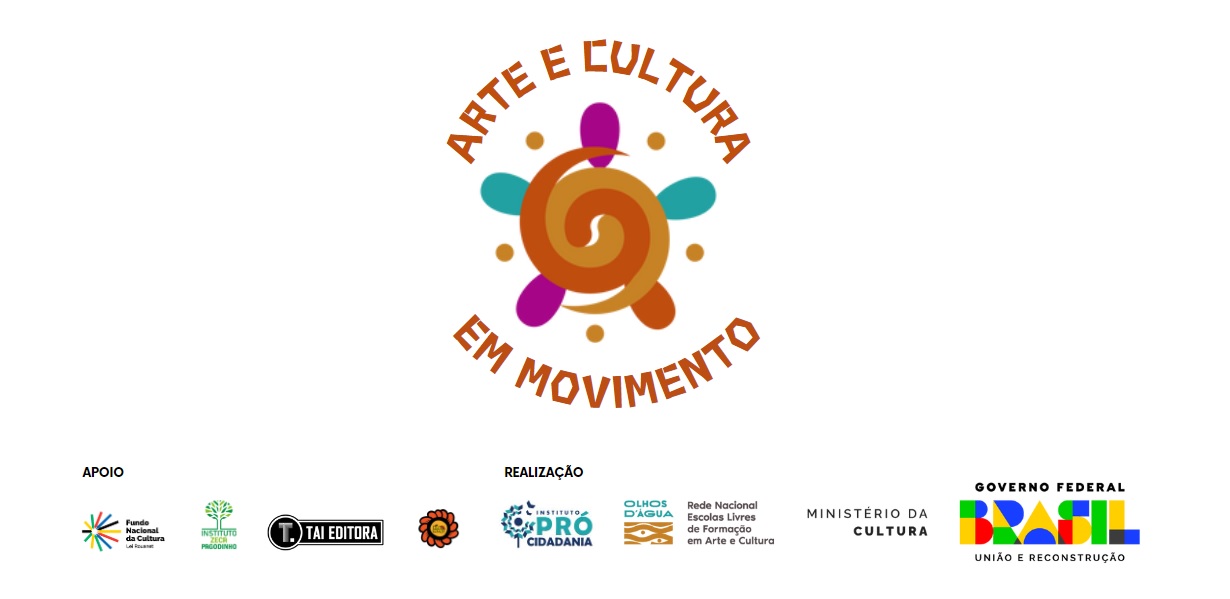 Instituto Pró-Cidadania lança projeto de formação cultural “Arte e Cultura em Movimento”