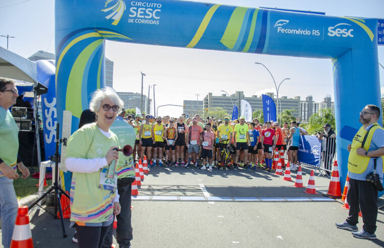 Circuito Sesc de Corridas 2024 terá etapa em Porto Alegre no dia 01/09