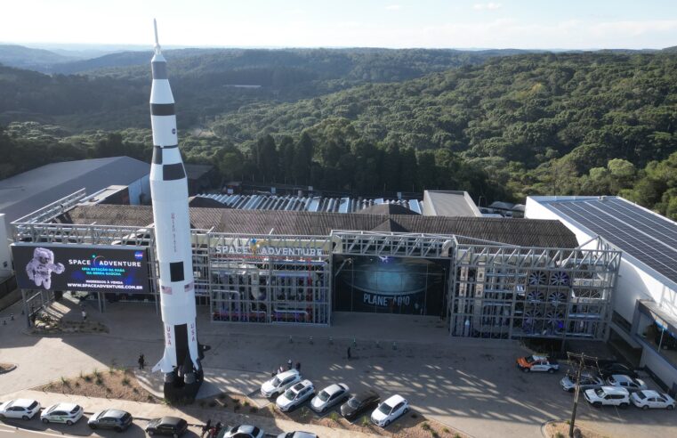 Praia de Belas e Space Adventure oferecem uma experiência NASA no shopping