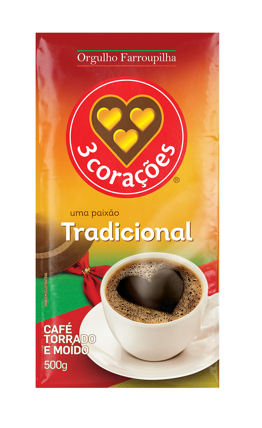 3 Corações homenageia a Revolução Farroupilha com edição limitada de seu café torrado & moído tradicional