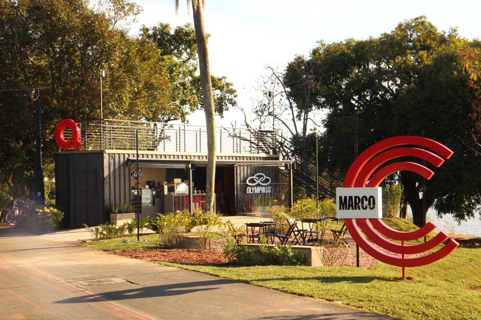 Marco C inaugura neste sábado na Prainha do Iberê com projeto que une café, corrida e ciclismo