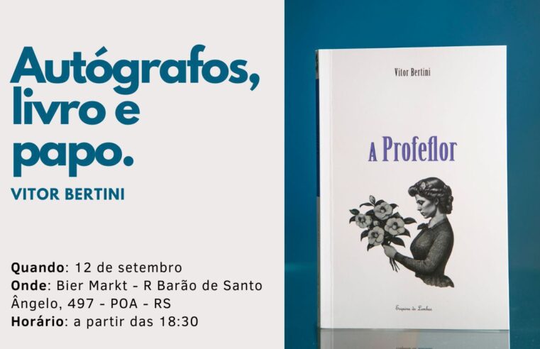 Vitor Bertini lança “A Profeflor” nesta quinta-feira