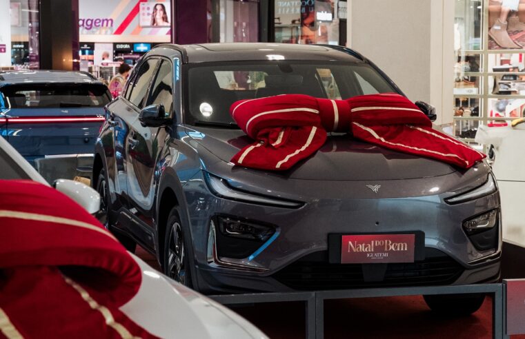 Marca internacional de carros elétricos chega a Porto Alegre em tradicional sorteio de shopping da capital