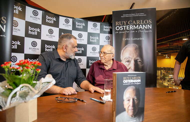 Ruy Carlos Ostermann – um encontro com o Professor terá lançamento, bate-papo e autógrafos dia 12 na Feira do Livro de Porto Alegre