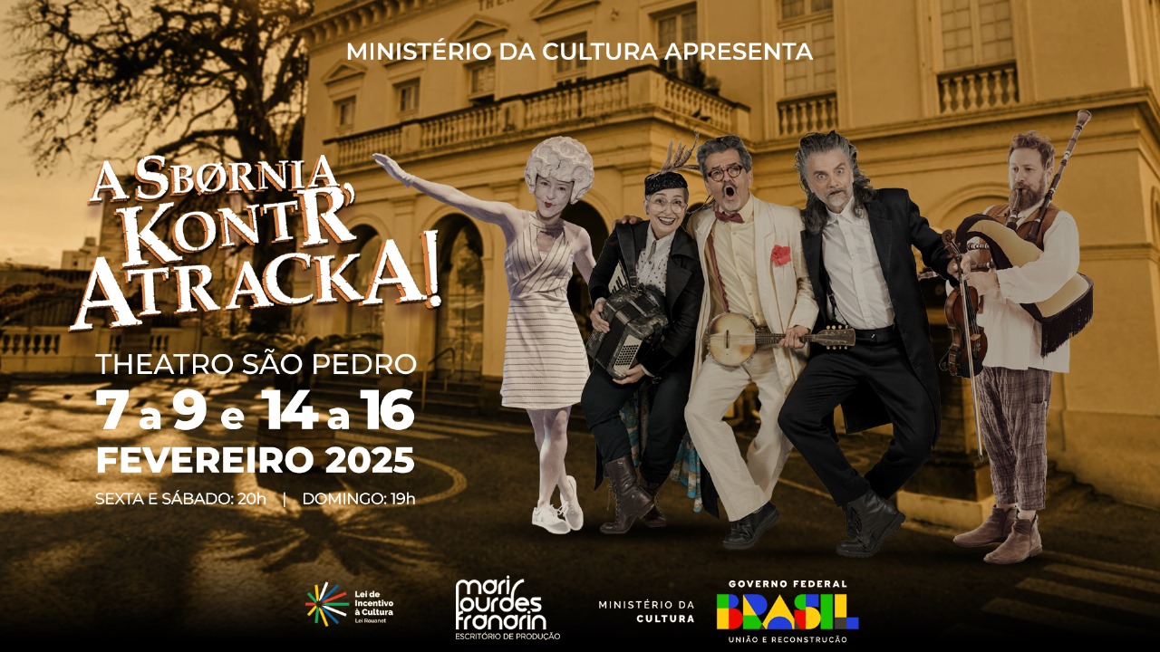 A Sbørnia Kontr`Atracka em fevereiro no Theatro São Pedro