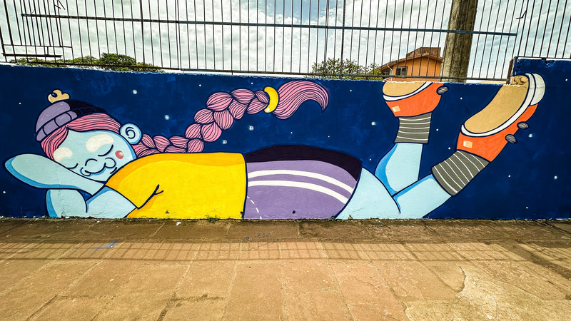 Projeto Viva Perifa leva grafite e arte às escolas afetadas pelas enchentes no Rio Grande do Sul