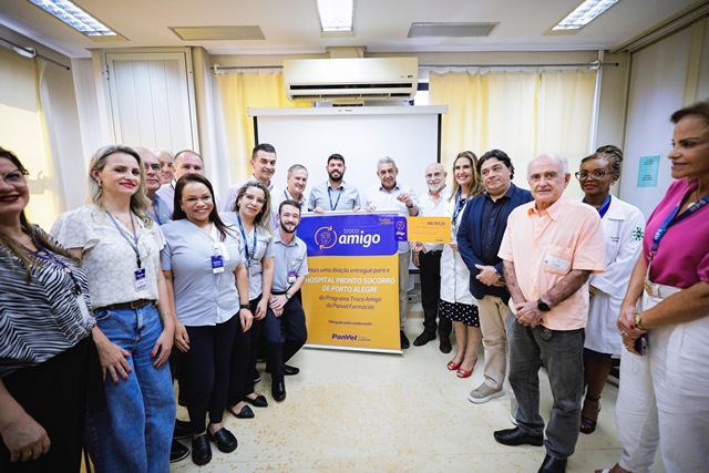 Hospital de Pronto Socorro recebe doação da campanha Troco Amigo da Panvel