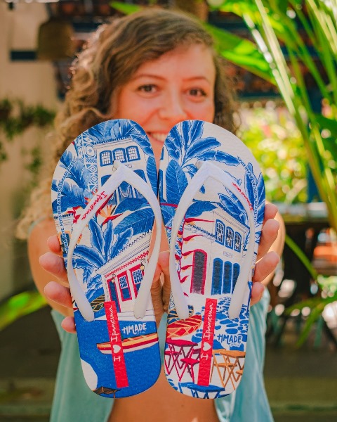 Artista gaúcha é selecionada para estampar o novo lançamento das Sandálias Ipanema