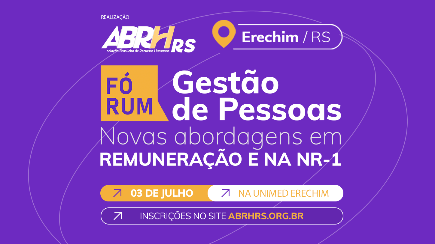 ABRH-RS promove o Fórum Gestão de Pessoas