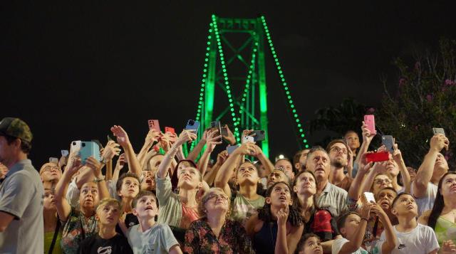 Mirage Circus promove show inédito de drones na Orla do Guaíba, em Porto Alegre