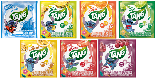 Tang chega às gôndolas com edição limitada inspirada em Stitch
