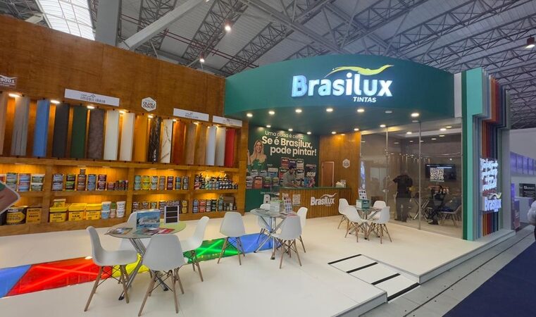 Tinta antibacteriana é destaque da Brasilux na Construsul