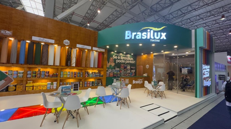 Tinta antibacteriana é destaque da Brasilux na Construsul
