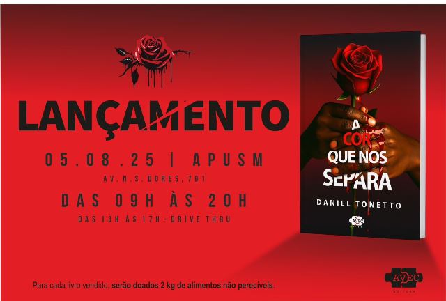 Novo romance de Daniel Tonetto traz denúncia social em enredo marcado por racismo, injustiça e resistência