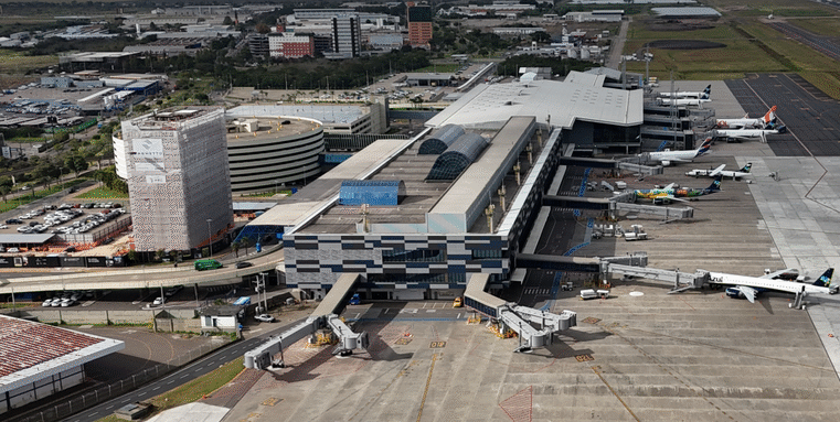 Frequência de voos internacionais quase triplica no primeiro semestre em Porto Alegre