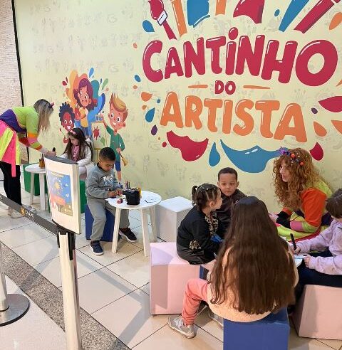 Canoas Shopping promove oficinas gratuitas de arte para crianças durante as férias escolares