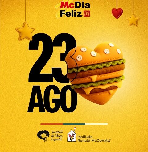 McDia Feliz 2025 acontece neste sábado: Instituto do Câncer Infantil será beneficiado