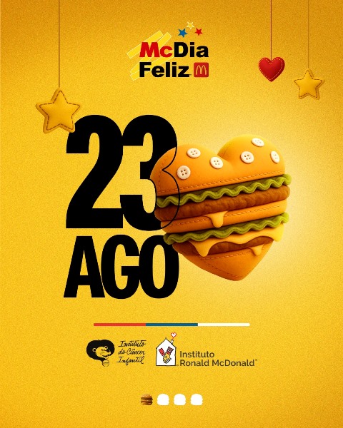 McDia Feliz 2025 acontece neste sábado: Instituto do Câncer Infantil será beneficiado