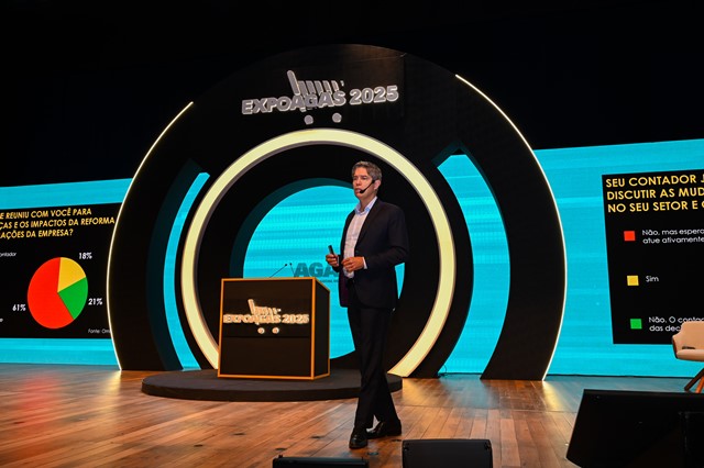 Ricardo Amorim reflete sobre a Reforma Tributária e tarifas em Seminário Jurídico na Expoagas