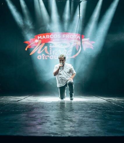 Marcos Frota, anfitrião do Mirage Circus, participa de todas as sessões desta semana em Porto Alegre