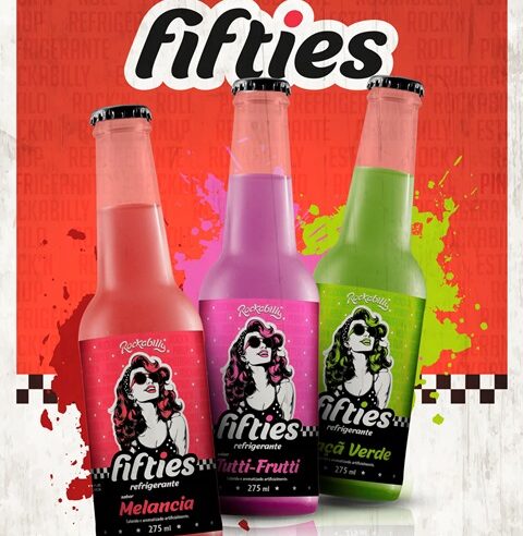 Rockabilly amplia portfólio e lança linha de refrigerantes Fifties