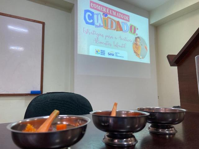 Sesc Mesa Brasil promove palestra sobre Estratégias para Aceitação Alimentar Infantil