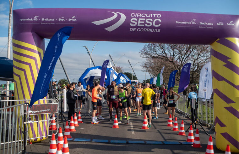Porto Alegre recebe etapa do Circuito Sesc de Corridas neste sábado